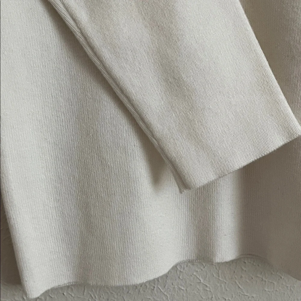 DKNY Women's Ivory Long Sleeve Top size S. - Picture 9 of 10